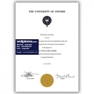 the university of oxford graduation certificate